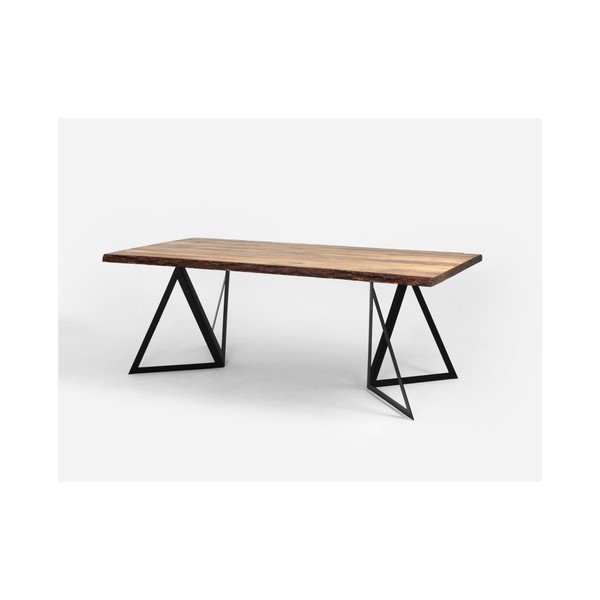 Jedilna miza z vrhom iz borovega lesa Custom Form Sherwood Dark, 240 x 100 cm-image-2