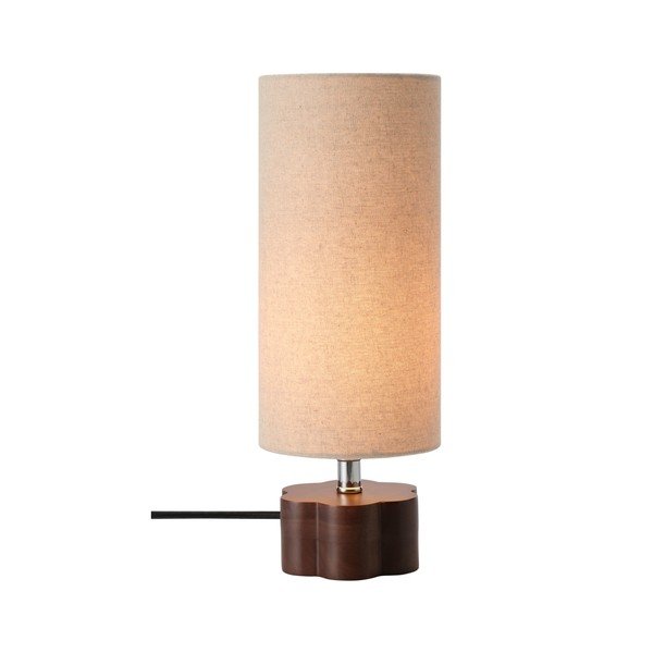Rjava/bež lanena namizna svetilka (višina 33,5 cm) Joline – Ellos Home-image-3