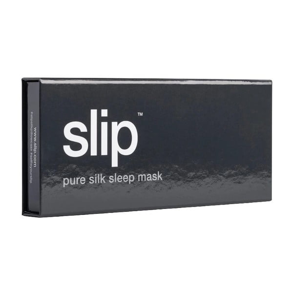 Temno siva svilena maska za spanje Charcoal – slip-image-4