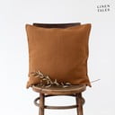 Lanena prevleka za blazino 45x45 cm Hazelnut – Linen Tales