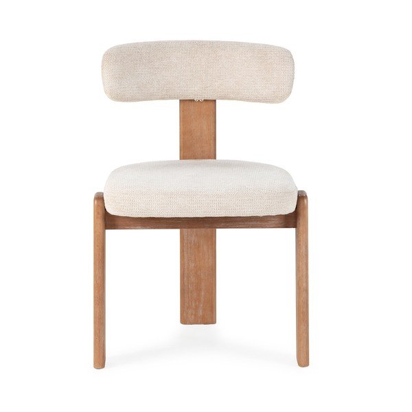 Kremno beli oblazinjeni jedilni stoli v kompletu 2 ks Nadia – MOME