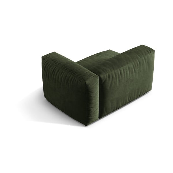 Zelen žameten modul za sedežno garnituro (desni kot) Martina – Micadoni -image-2