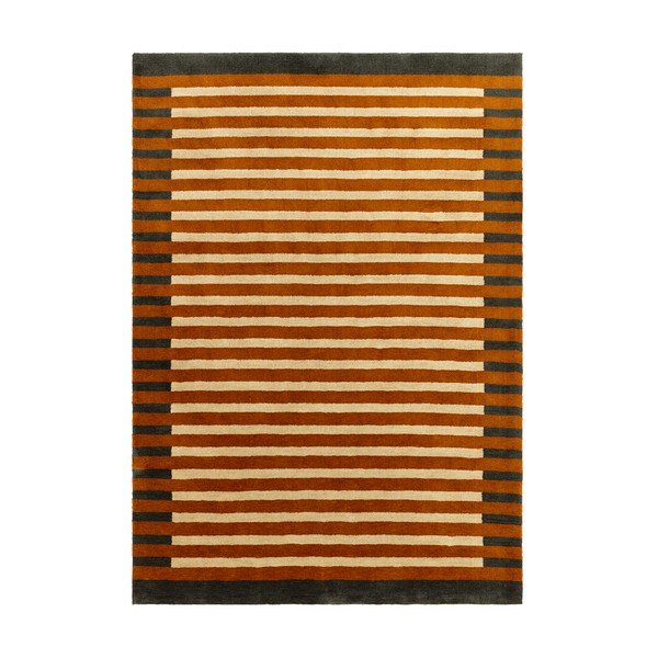 Oranžna preproga iz recikliranih vlaken 120x170 cm Lois – MADE