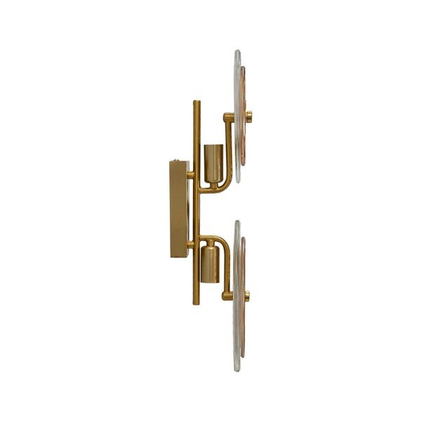 Steklena stenska svetilka v zlati barvi Venice – Mauro Ferretti-image-2