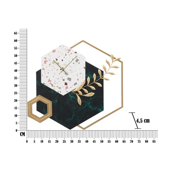 Šestkotna stenska ura Mauro Ferretti-image-4