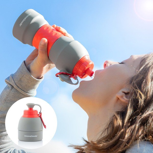 InnovaGoods zložljiva silikonska steklenička, 580 ml-image-4