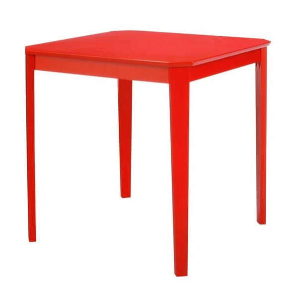Rdeča jedilna miza Støraa Trento, 76 x 75 cm