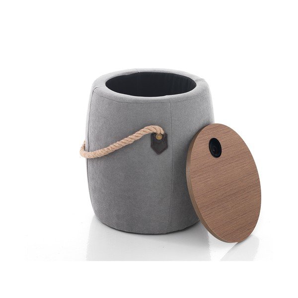 Siv puf s prostorom za shranjevanje Tomasucci Barril, ø 40 cm-image-1