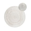 Bela obojestranska ročno tkana okrogla preproga iz jute ø 140 cm Braided – Hanse Home