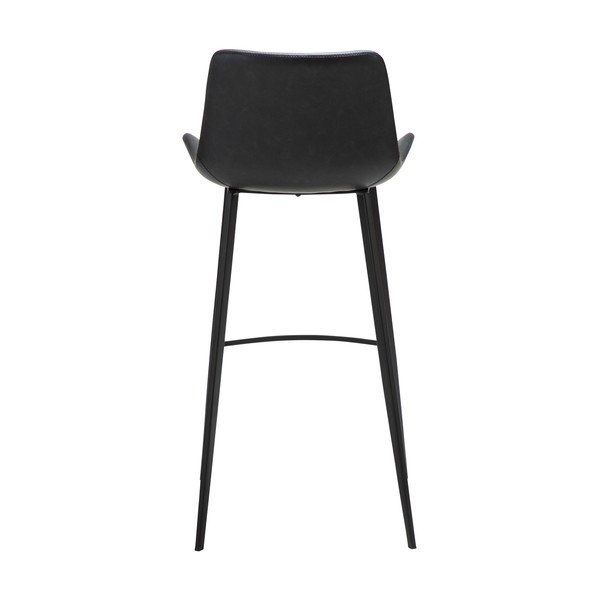 Črn barski stol (višina sedeža 74,5 cm) Hype – DAN-FORM Denmark-image-4