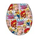 Deska za WC školjko s počasnim zapiranjem Wenko Pop Art, 45 x 37,5 cm