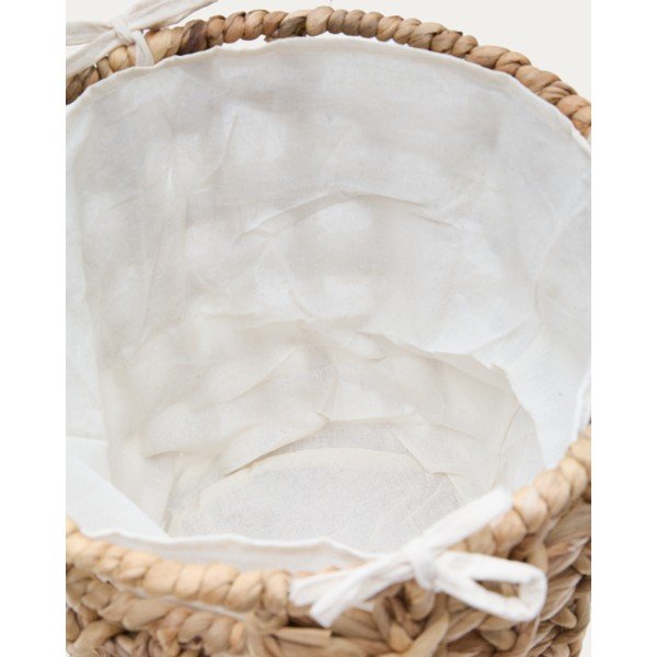 Košare v kompletu 2 ks iz vodne hijacinte ø 38x38 cm Dilam – Kave Home-image-4