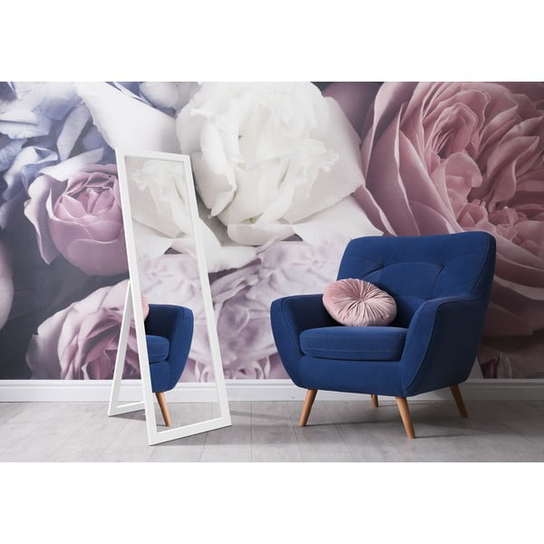 Talno ogledalo v belem okvirju Styler Sicilia, 46 x 146 cm-image-1