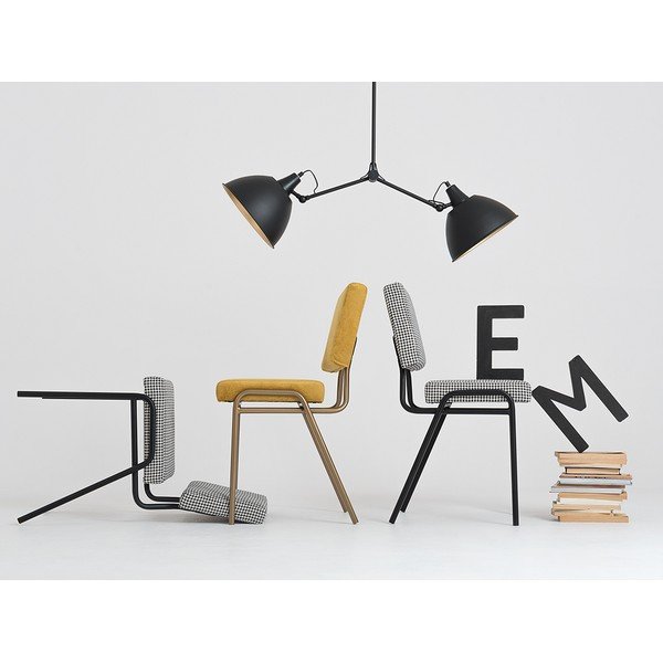 Belo-črni jedilni stol Simple - CustomForm-image-4