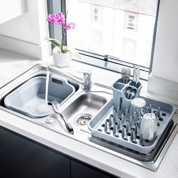 Siv plastičen odcejalnik posode 38x33,5 cm Eco Range – Addis-image-3