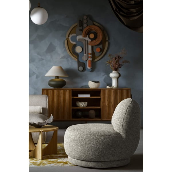 Siv/rjav fotelj Ovo – Miuform-image-4