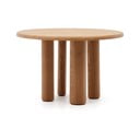 Okrogla jedilna miza v jesenovem dekorju ø 120 cm Mailen – Kave Home