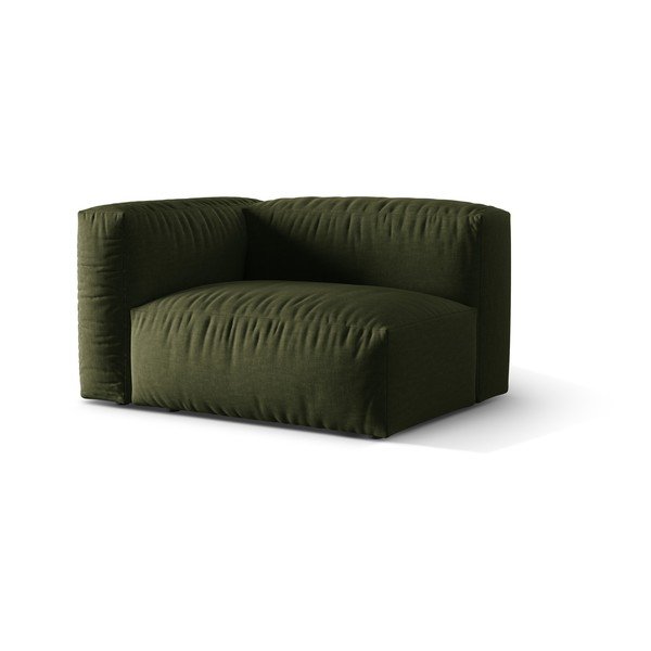 Zelen modul za sedežno garnituro (levi kot) Martina – Micadoni Home-image-1