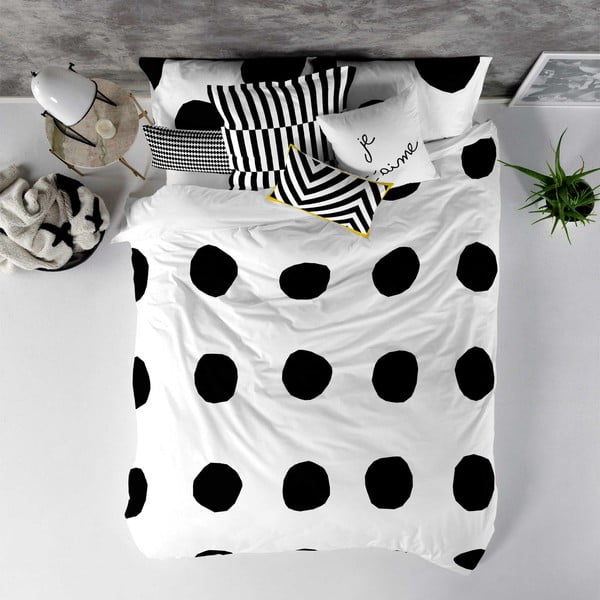 Bombažna prevleka za odejo Blanc Dot, 200 x 200 cm-image-3