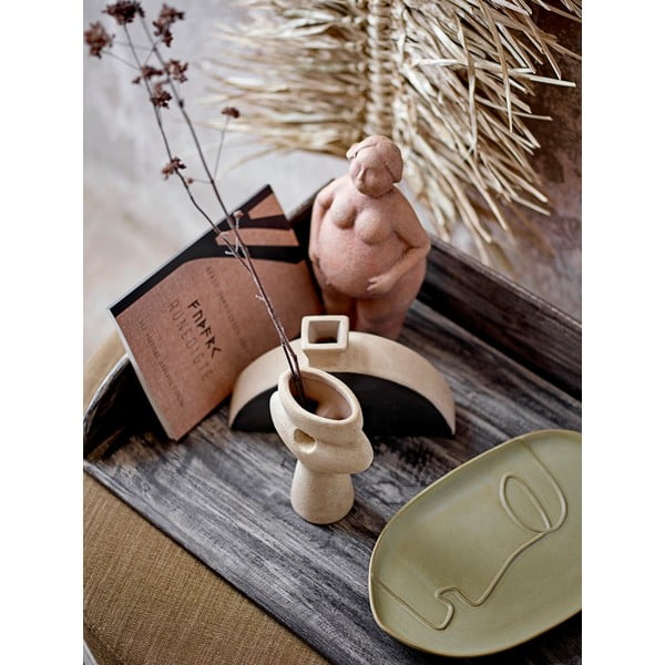 Rjav terakotni kipec Bloomingville Sidsel, višina 25 cm-image-1