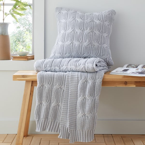 Prevleka za blazino 45x45 cm Chunky Marl Knit – Catherine Lansfield-image-3