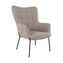 Svetlo siv fotelj z naslonom Glasgow  – House Nordic