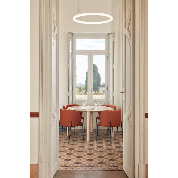 Rdeči oblazinjeni jedilni stoli v kompletu 2 ks Mogi – Teulat-image-2