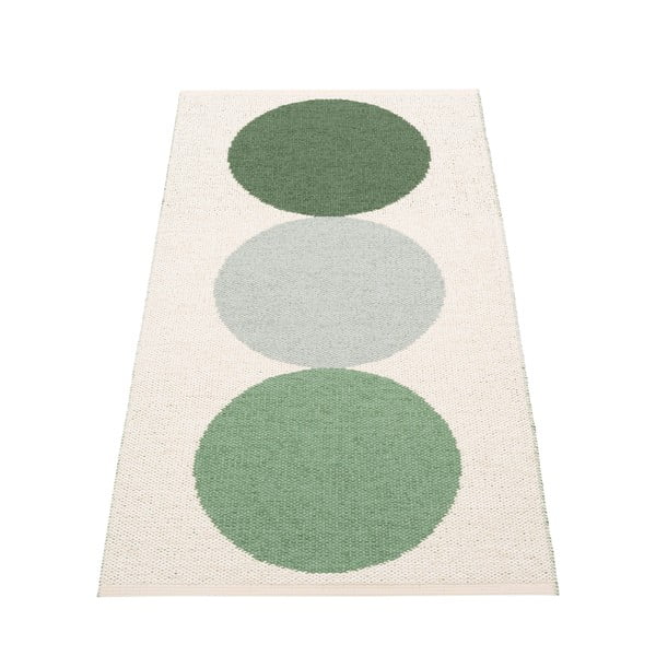 Zelena/kremno bela notranja in zunanja preproga 70x140 cm Otto Herb – Pappelina