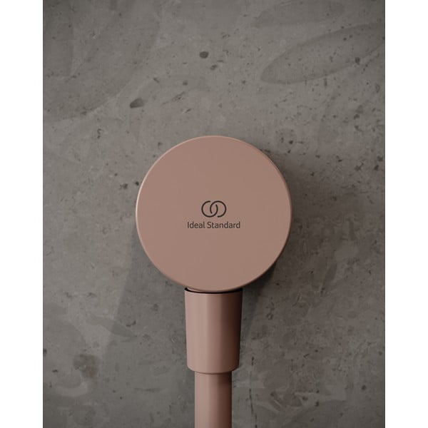Svetlo rožnat kovinski del za priključitev tuša IdealRain – Ideal Standard-image-1