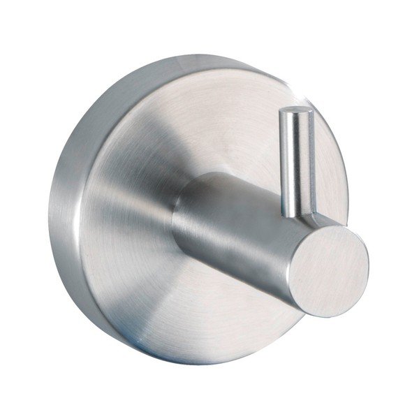 Stenski obešalnik iz nerjavečega jekla v mat srebrni barvi Bosio – Wenko