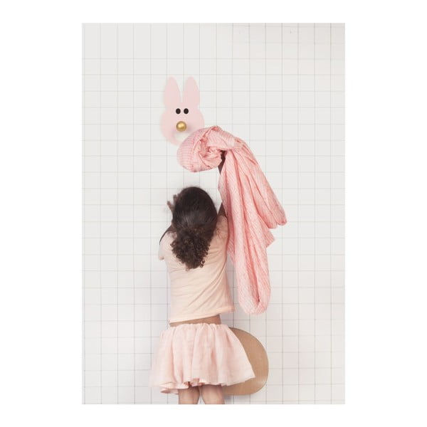 Obešalnik Happy Rabbit Pink-image-1