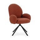 Opečnato oranžen fotelj Dario – Marckeric