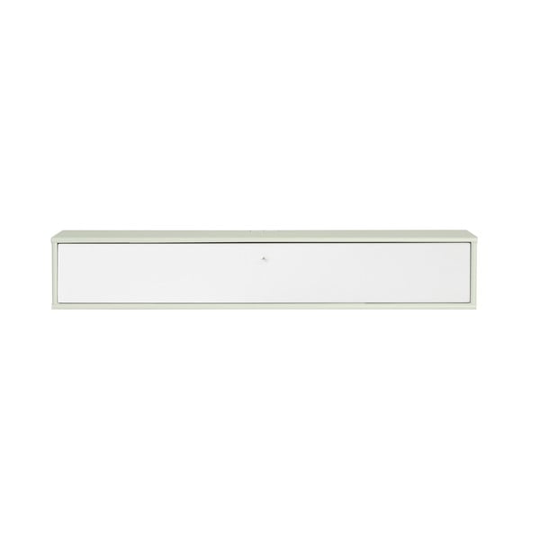 Belo-mentolno zelena TV omarica 133x22x32,5 cm Mistral – Hammel Furniture