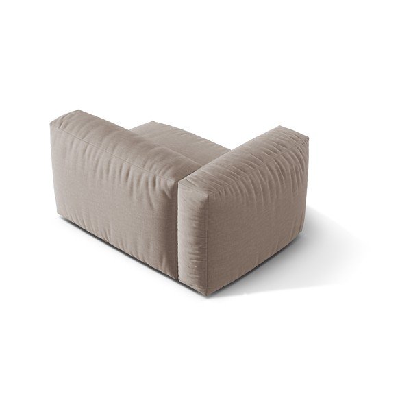 Bež modul za sedežno garnituro (levi kot) Martina – Micadoni Home-image-2