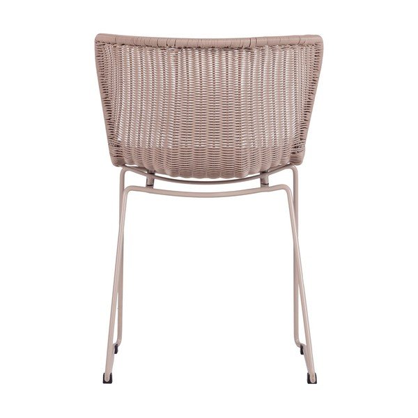 Bež vrtni stoli v kompletu 2 ks iz umetnega ratana Wings – WOOOD-image-4