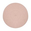 Rožnata okrogla notranja in zunanja preproga iz recikliranih vlaken ø 150 cm Rodhe – Kave Home
