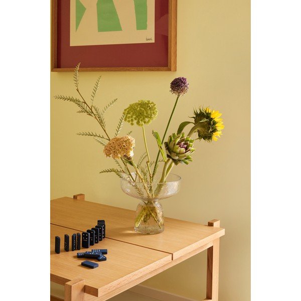 Steklena ročno izdelana vaza (višina 19 cm) Aino – Hübsch-image-1