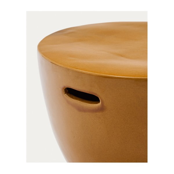 Keramična okrogla vrtna mizica ø 45 cm Mesquida – Kave Home-image-4