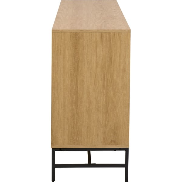 Komoda v hrastovem dekorju v naravni barvi 158x80x40 cm Albany  – Actona-image-3