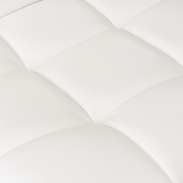 Beli barski stoli z nastavljivo višino iz umetnega usnja v kompletu 2 ks (višina sedeža 93 cm) – Casa Selección-image-2