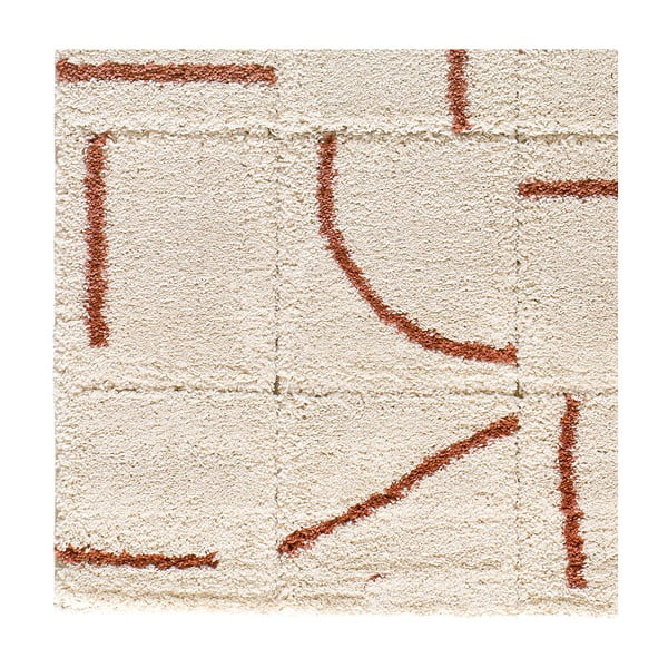 Opečnato oranžno-kremno bela preproga 160x230 cm Brenda – Universal-image-3