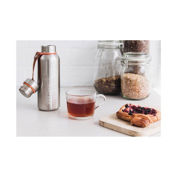 Oranžna dvostenska termovka iz nerjavečega jekla Black + Blum Insulated Vacuum Bottle, 500 ml-image-4