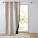 Bež žametna izolacijska zavesa 140x260 cm Polarchic – douceur d'intérieur