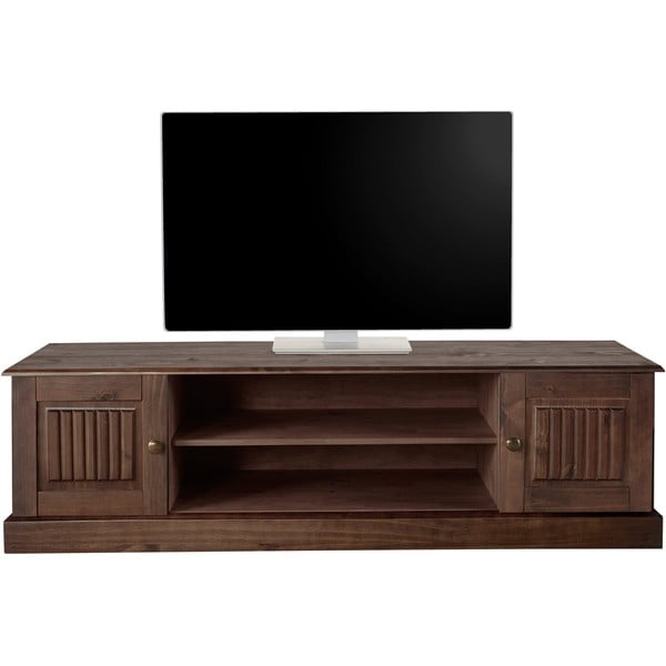 Rjava TV omarica iz masivnega bora 45x40 cm Mille – Støraa