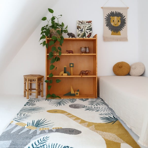 Bež otroška preproga 170x120 cm Sensaku - Nattiot-image-2