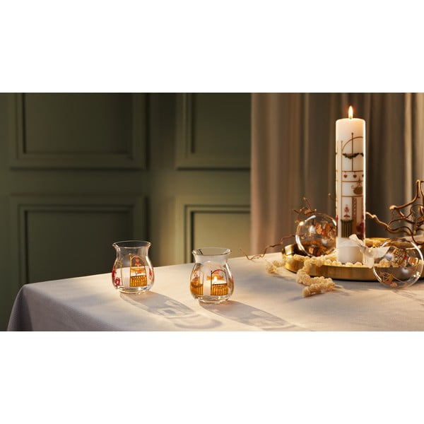 Steklen ročno pihan božični okrasek ø 8 cm Annual Christmas Bauble – Holmegaard-image-1