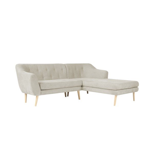 Bež sedežna garnitura z ležalnikom na desni strani Mazzini Sofas Sicile-image-3