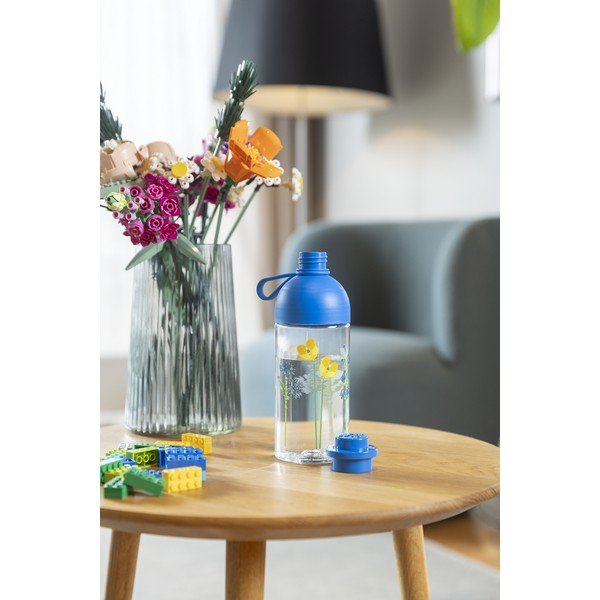 Modra otroška steklenička za vodo 500 ml Meadow Flowers – LEGO®-image-1