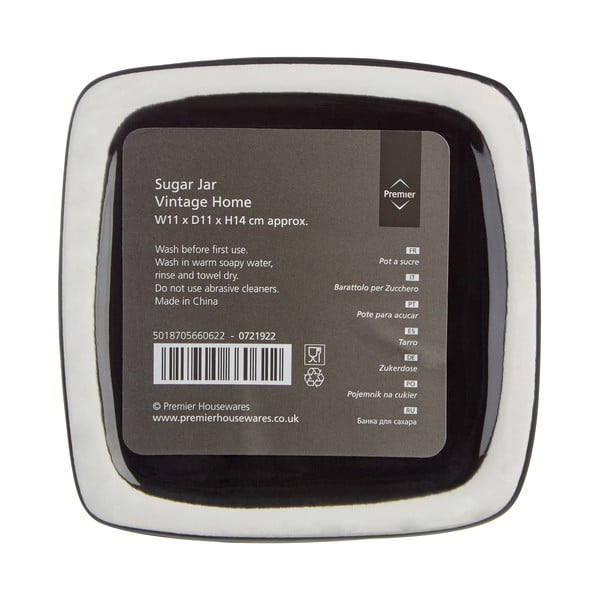 Keramična posoda za shranjevanje sladkorja – Premier Housewares-image-3