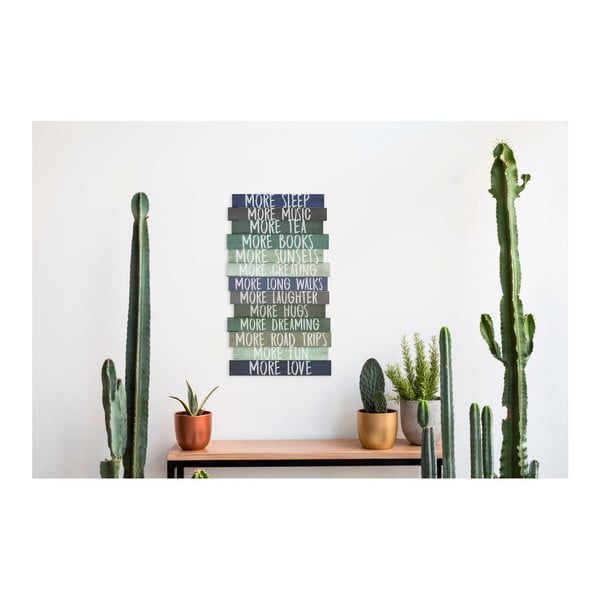 Dekorativni znak 30x50 cm I Want More – Really Nice Things-image-1